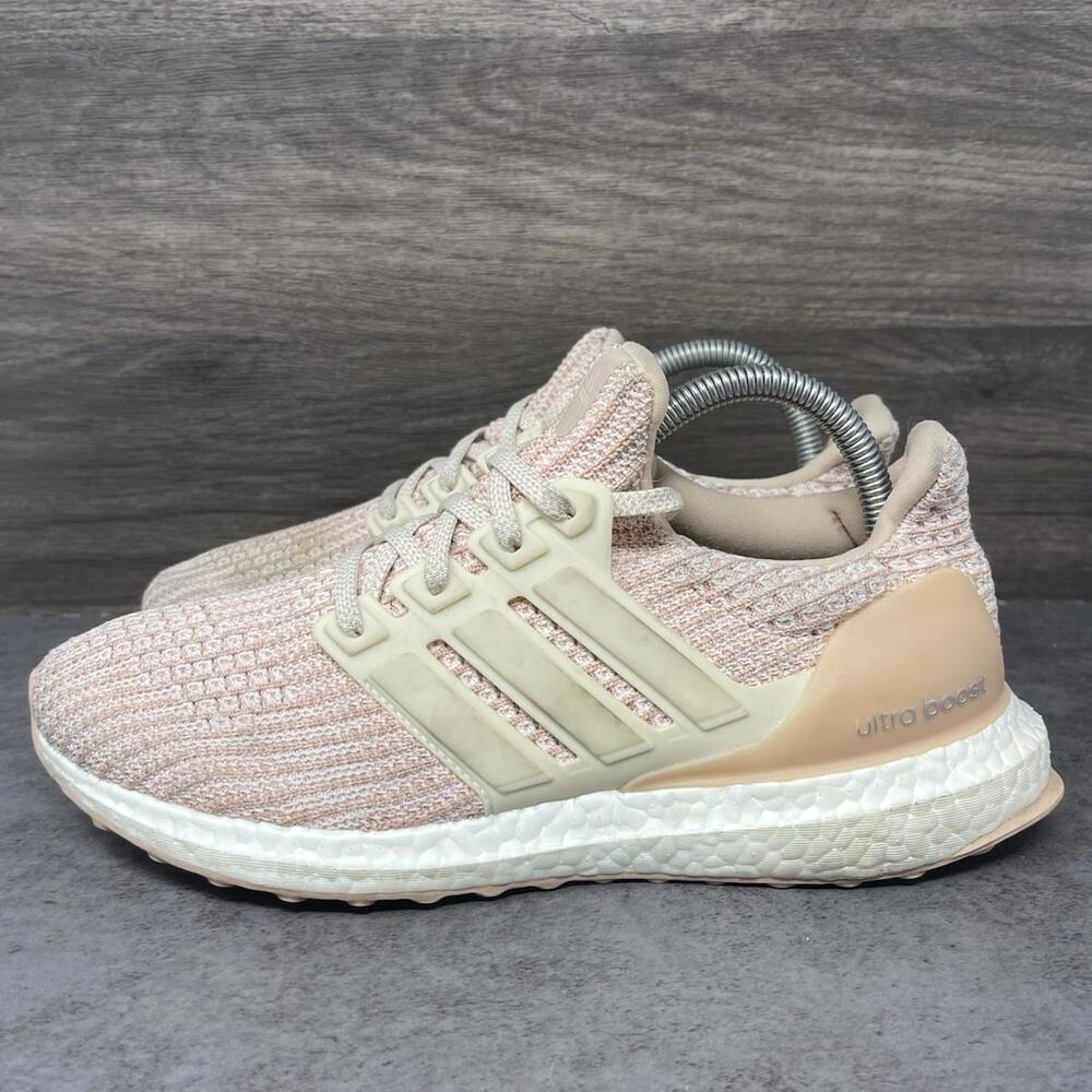 Adidas Ultraboost 4.0 Sneakers Womens Size 8 Ash Pearl BB6497